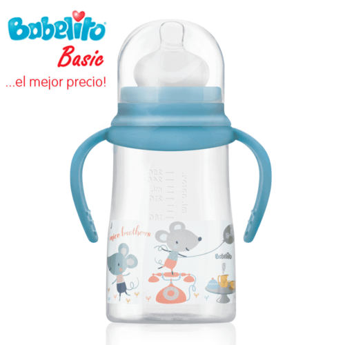 Wide Neck Bottle with Handles 250ml